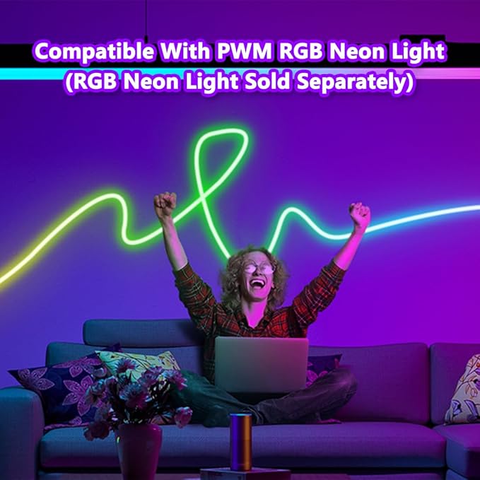 BTF-LIGHTING 5050SMD FCOB COB RGB RF Remote RC03RFB &2PCS C03RF Tuya Controller Kit 4 Zones RF 2.4GHz Wireless Remote Group Control PWM RGB (+ R G B) 4pin LED Strip DC5V DC12V DC24V