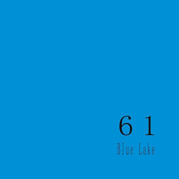 Huamei Seamless Photography Background Paper, Photo Backdrop Paper 107-Inches Wide x 36-Feet (Blue Lake)