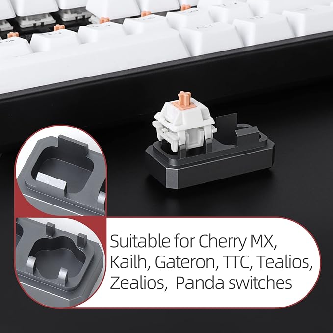 YIMAGUJRX RUNJRX Keyboard Switch Lube Kit JRX 205G0 0.53oz/15g, Switch Opener for MX Cherry Panda Kailh Switch,Lube Brush for Mechanical Keyboard Switch