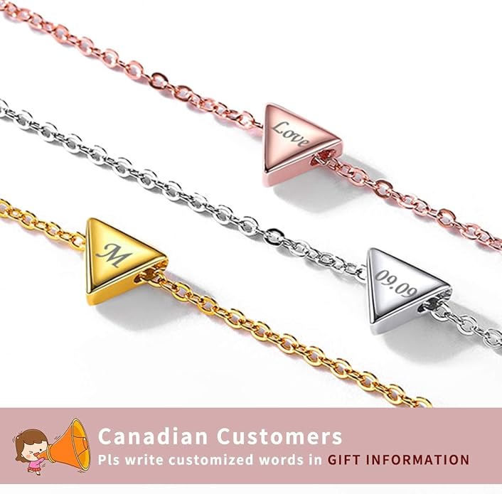 ChicSilver Personalized 925 Sterling Silver Dainty Small Heart/Star/Moon/Dot/Triangle Pendant Necklace for Women, Silver/Gold/Rose Gold/Black (with Gift Box)