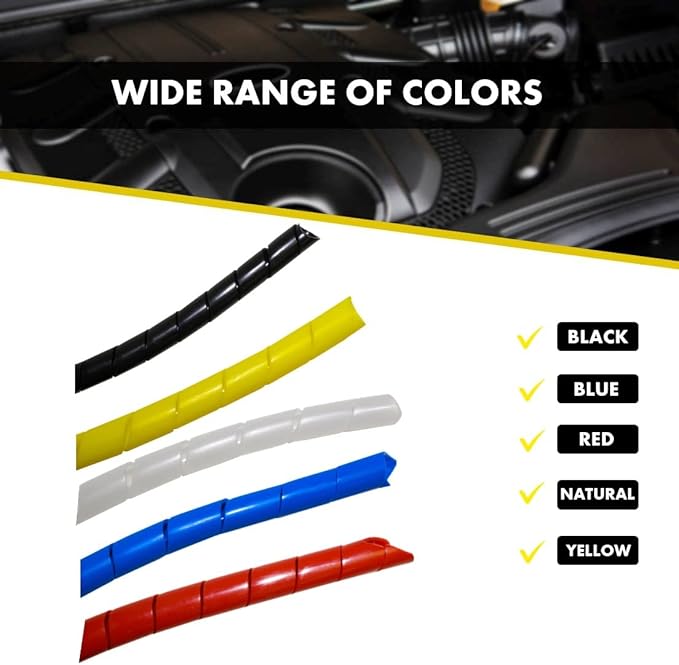 Kable Kontrol Vortex Spiral Cable Wrap - 3/4” Inch 100’ Feet Long - Hose Protector Flexible Polyethylene Wire Conduit Tubing Cable Sleeve Cord Cover to Organize Wires – Natural