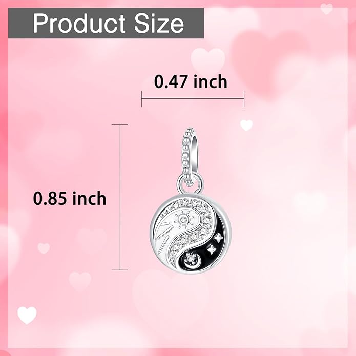 925 Sterling Silver Charms for Bracelets and Necklaces Charms for Women Fashion Jewelry for Women Friend and Mother