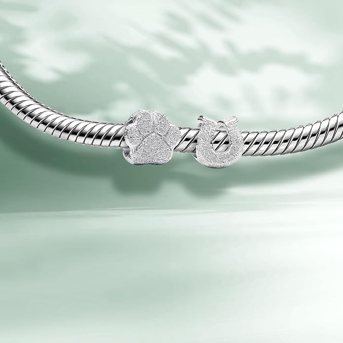 Cute Fashion Heart Charms,S925 Sterling Silver Charm,Bead for Bracelets and Necklaces,For Women Jewelry Present