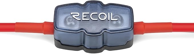 Recoil SFH11-5 5pcs Super Compact Mini-ANL Inline Fuse-holder 4/8 Gauge In & Out