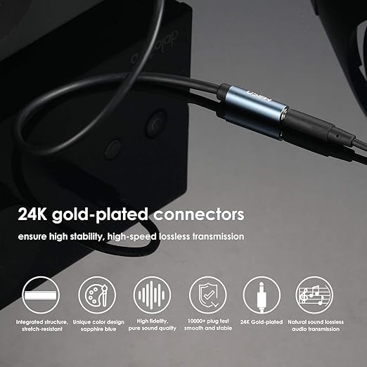 MillSO 3.5mm Headphone Extension Cable (16 ft) TRS 3.5mm Male to Female Stereo Audio Jack Extension Adapter Auxiliary AUX Cord for Headphones, Earbud, Speaker, Car or Home Stereo System