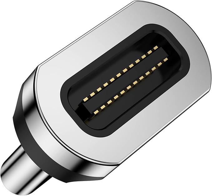 Magnetic Connector Tips Head for USB-C Android Devices (4 Pack), only Compatible 5A Magnetic Charging Cable or Magnetic Adapter