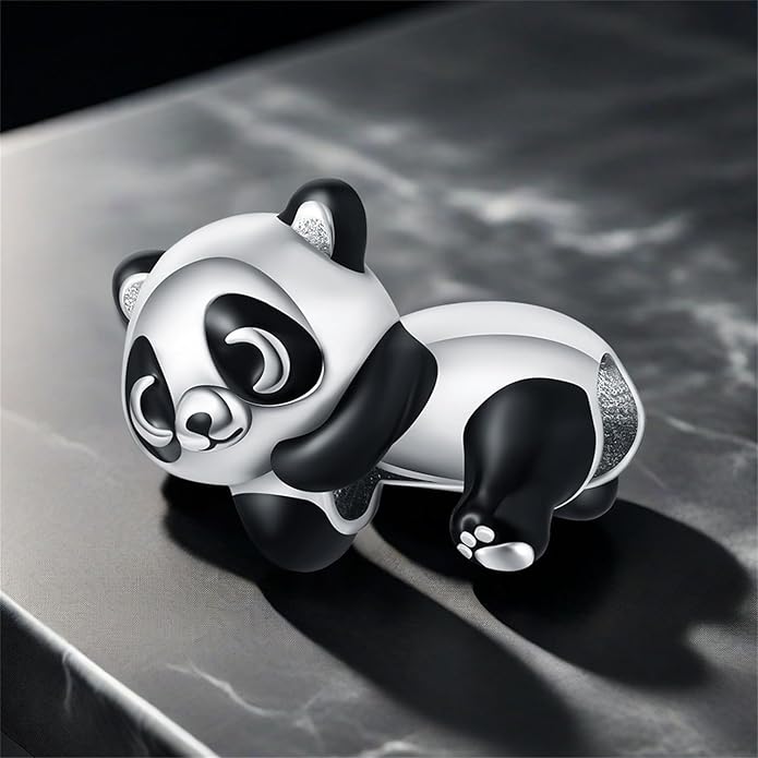 Cute Panda Animal 925 Sterling Silver Charms for Bracelets and Necklace Dangle Pendants Butterfly Elephant Dog Bead Jewelry Present for Women Family Friends