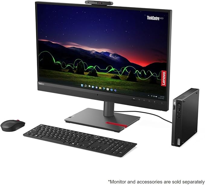 Lenovo ThinkCentre neo 50q Gen 4 Business MFF Desktop, 13th Gen Intel Core i5-13420H, 16GB RAM, 512GB PCIe SSD, Display Port, HDMI, RJ-45, Wi-Fi 6, Windows 11 Pro