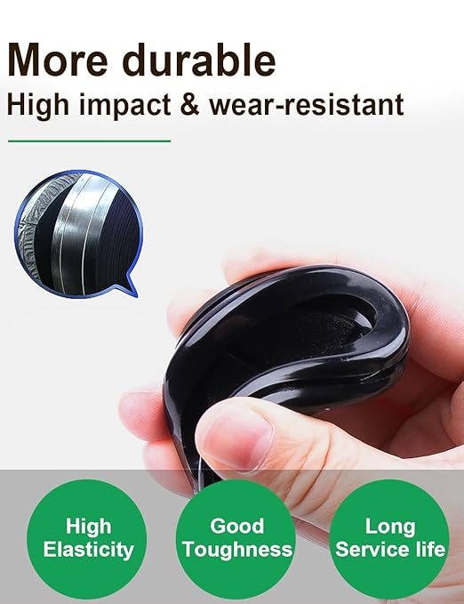 110 Pcs Rubber Grommets Kit - Rubber Plugs for Holes Assorted 6 Sizes 5/16 3/8 1/2 5/8 7/8 1 Inch, Waterproof Firewall Automotive Wires Cables Grommets Set for Sheet Metal Electric Box Desk