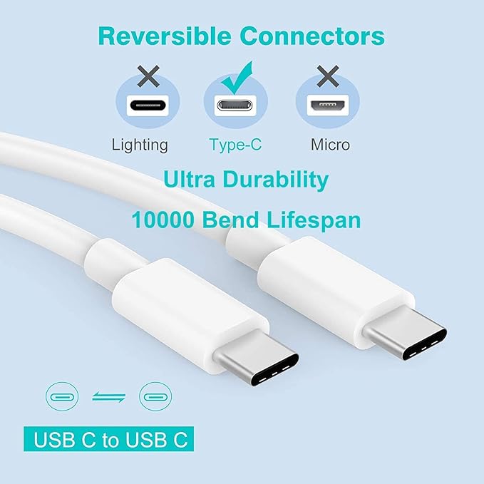 【Apple MFi Certified】20W USB C Fast Charger iPhone 16 15 Charge Block 3Pack 6 FT TypeC Fast Charger Cable for iPhone 16/16 Pro/16 Pro Max/iPhone 15/15 Pro Max/15 Plus All USB C Charging Devices(Blue)