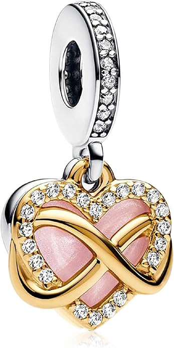 Family Mom Heart Charms 925 Sterling Silver Bead for Bracelets and Necklaces For Women Jewelry Present