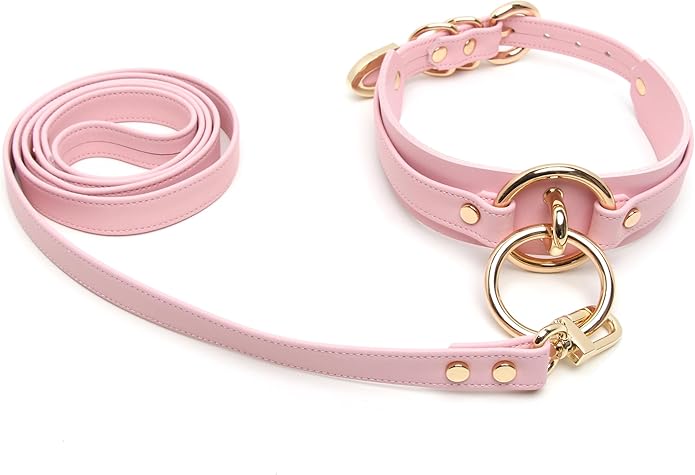 Lookook Fashion O-Ring Faux Leather Choker Necklaces Collar For Womens