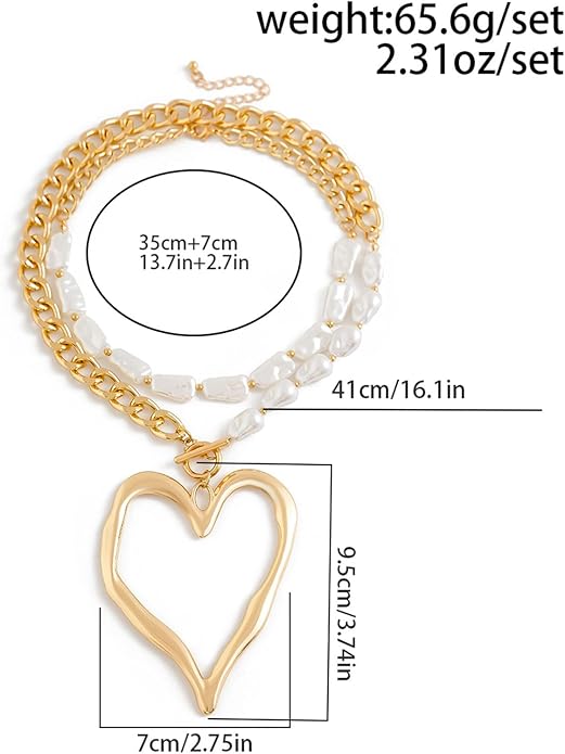 Atiptu Gold Chunky Cross Necklace for Women Statement Cross Pendant Necklace Layered Hammered Bold Cross Necklace Vintage Toggle Clasp Necklace Jewelry