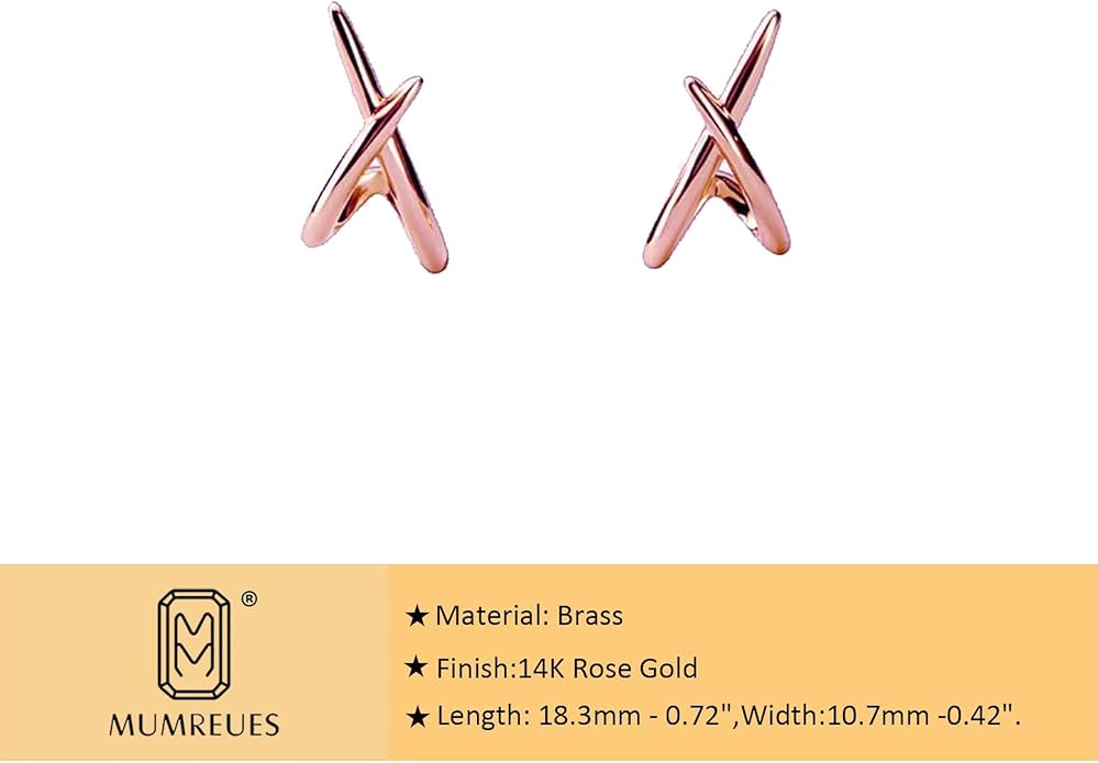 Gold Earrings for Women Trendy,14K Gold Stud Earrings Dainty Earrings Simple Minimalist Gold Earrings Hypoallergenic Earring for Women Gifts
