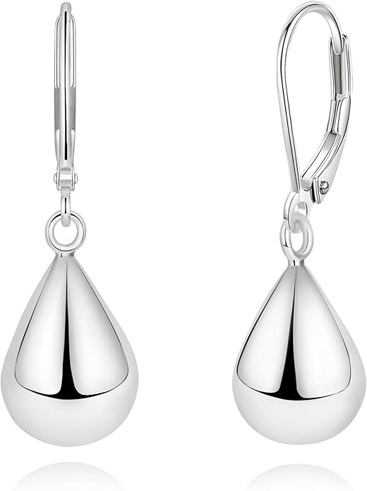 14K Gold Earring Cross Waterdrop Butterfly Heart Knot Earrings for Women Gold Silver Cross Leverback Drop Gold Silver Teardrop Hoop Dangle Earring White Gold Dangle Drop Earring