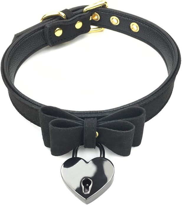 Bell Choker Collar Necklace Lolita Bow Collar Cat Kitty Velvet Necklace