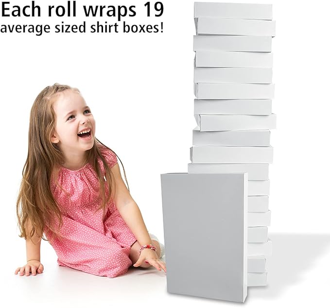 Current Botanical Windows Christmas Rolled Wrapping Paper - Premium Jumbo 23-Inch x 32-Foot Gift Wrap Roll, 61 Square Feet Total