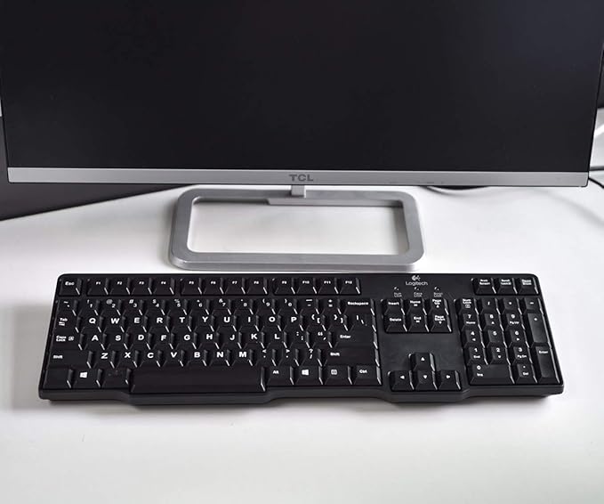 2PCS English Keyboard Letters Replacement Stickers, Large Print Bold White Font on Black Background US Keyboard Letter Stickers for Laptop Desktop Computer Keyboard Alphabet Stickers