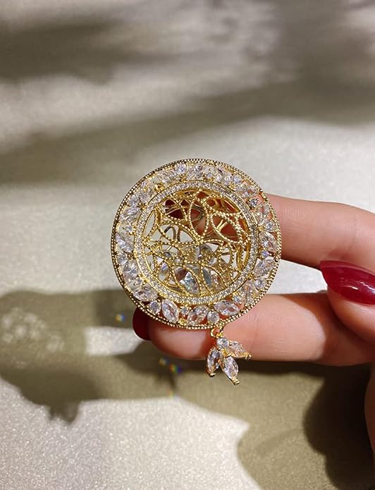 Brooch Pins For Women Fashion, Flower Brooches Jewelry For Women Floral Series Brooches And Pins Designer Lady's Costume