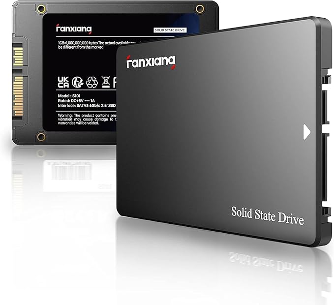 SSD 2TB Internal Solid State Drive SATA III 6Gb/s 2.5", 3D NAND, SLC Cache, Up to 550MB/s, Compatible with Laptops and PC Desktops(S101)