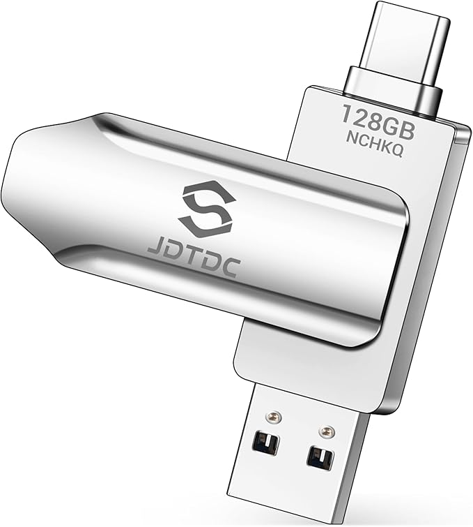 128GB Photo-Stick-iPhone-16 15-Flash-Drive iPhone USB C Memory Stick For Photo Video Contact iPhone-External-Storage-iPad-Photo-Backup-Stick iPhone-Thumb-Drive iPhone-Photo-Storage Android-Photo-Stick