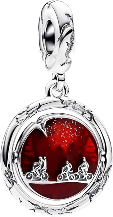 Gold Heart Family Charms Bead for Bracelets and Necklaces Jewelry Charm for Women Valentine Mother's Day