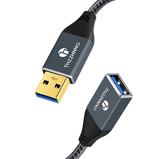 USB 3.0 Extension 3.3FT, USB Male to Female USB 3.0 Extender Cable for Webcam, Camera, Phone, USB hub, Mouse, Keyboard, Printer, Hard Drive, Headset