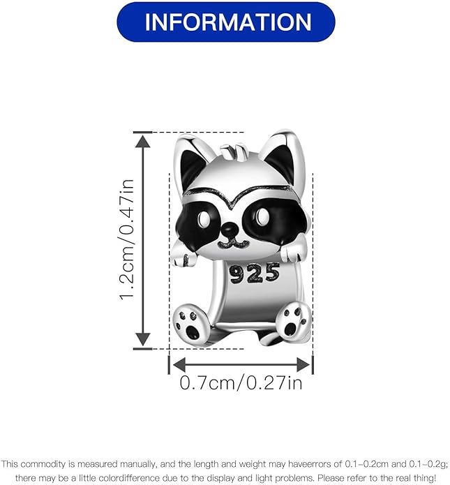 Cute Panda Animal 925 Sterling Silver Charms for Bracelets and Necklace Dangle Pendants Butterfly Elephant Dog Bead Jewelry Present for Women Family Friends