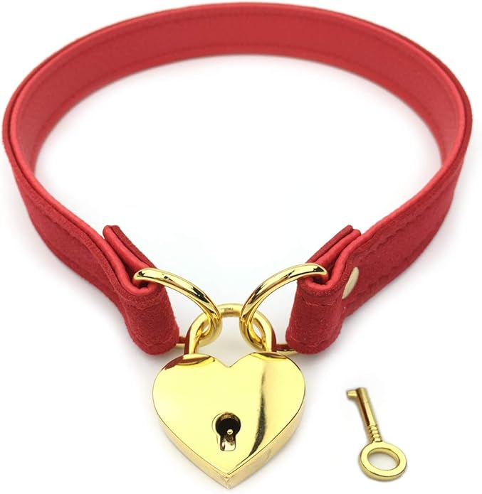 Succuba Padlock Collar Necklace Lolita Collar Cat Kitty Velvet Necklace