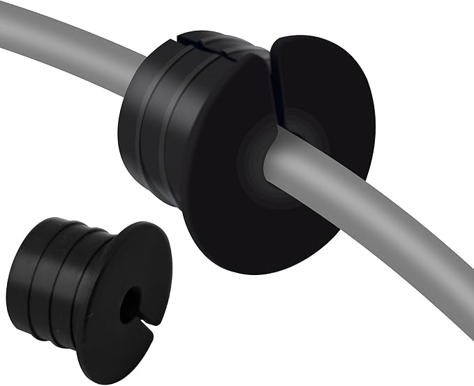 Cable Routing Kit for Starlink for 1 inch Wall Hole, Wall Bushing Grommet, Starlink Accessories, Silicone Cable Wall Pass, Starlink Anti-Slip Wall Grommets for Cables (1 inch) 2 Pcs