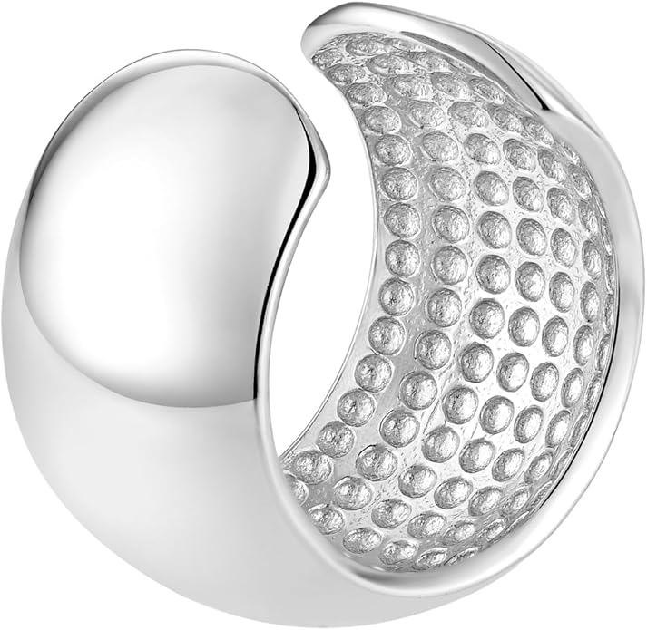 JO WISDOM Cuff Earrings 925 Sterling Silver Ear Cuff Earrings Non-Piercing Clip On Earrings Cartilage Cuff Earrings Conch Wrap Ear Cuffs Fine Jewelry for Women