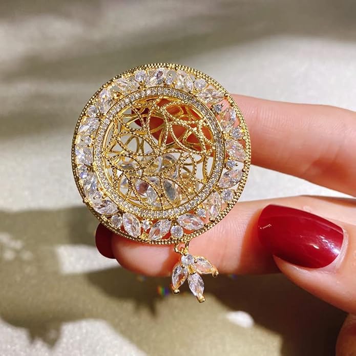 Brooch Pins For Women Fashion, Flower Brooches Jewelry For Women Floral Series Brooches And Pins Designer Lady's Costume
