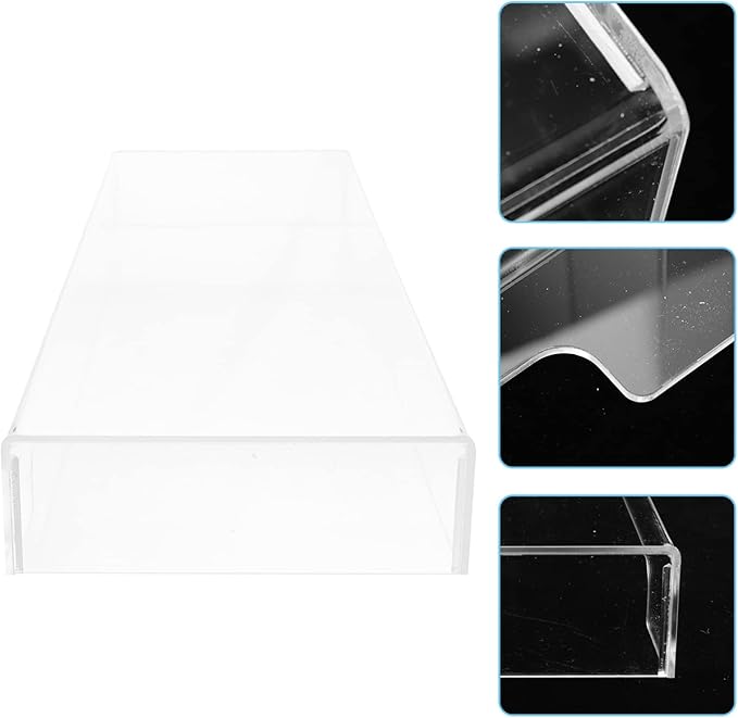 DOITOOL Clear Acrylic Keyboard Cover Protector -Cat, Desktop Keyboard Protector Mechanical Keyboard Cover Computer Keyboard Accessories (18.6 x 5.9X 1.8inch)
