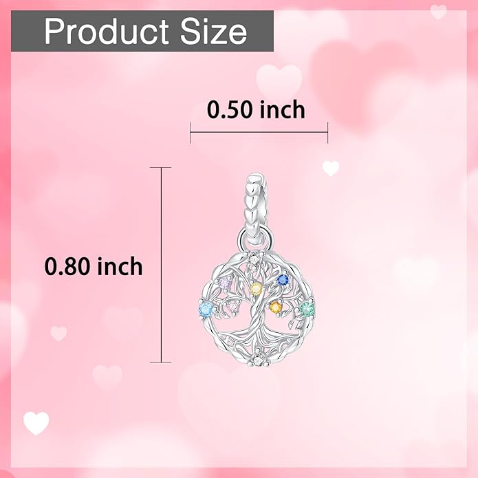 925 Sterling Silver Charms for Bracelets and Necklaces Charms for Women Fashion Jewelry for Women Friend and Mother