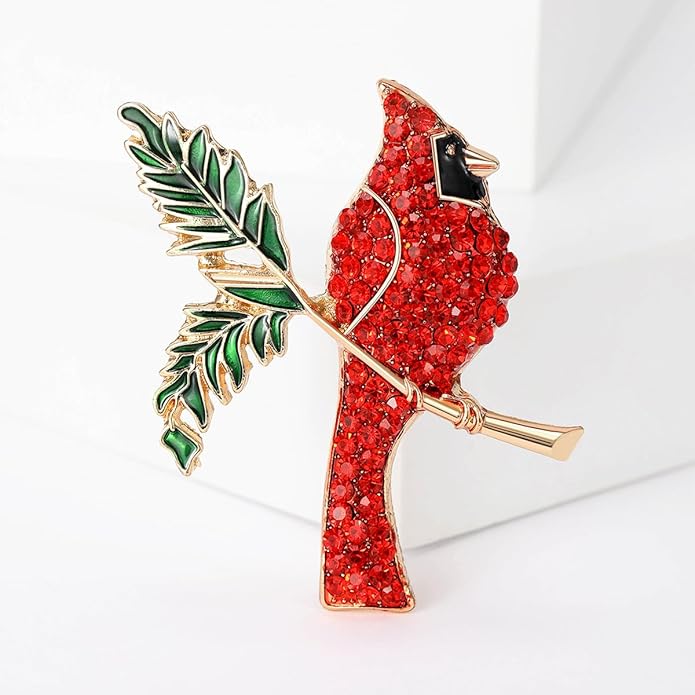 Bird Theme Brooch Pin Cute Bird Animal Brooches Accessories Christmas Birthday Gift for Women