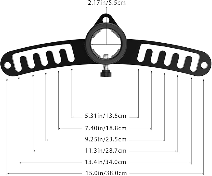 Double to Single Adaptor Plate for Cable Pulley Machines Durable Solid Stainless Steel with 3 Carabiners Suitable for Dual Cable Machines LAT Pulldown, Shoulder & Biceps Exercises