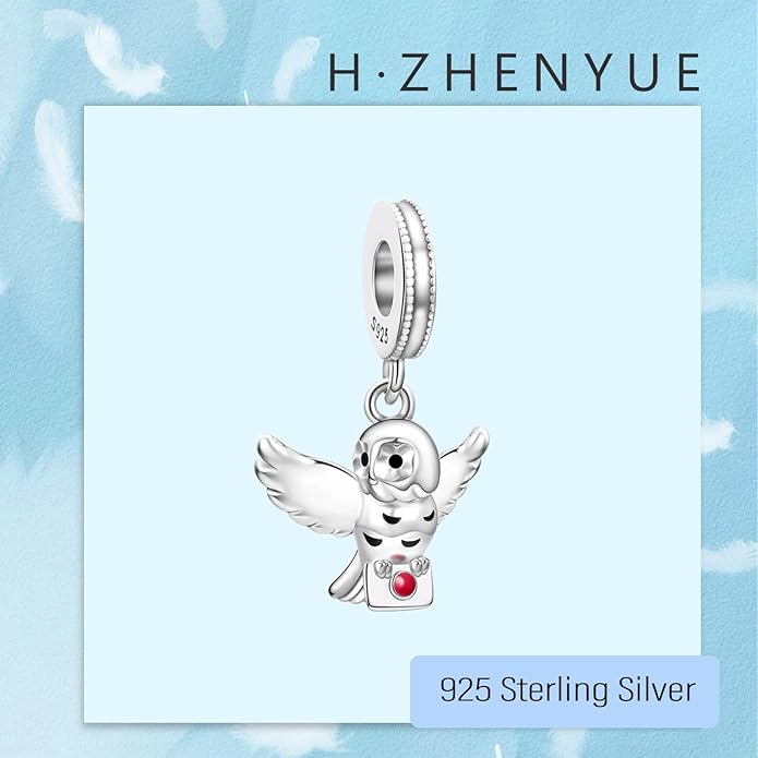 925 Sterling Silver Charms Magic Movie Character Dangle Beads for Bracelets and Necklaces Jewelry for Women