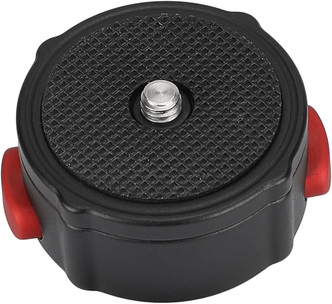 CAMVATE Quick Release Tripod Head Base Mount with 1/4"-20 Thread Screw Connector-3020