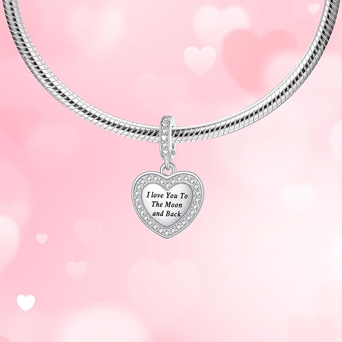 925 Sterling Silver Charms for Bracelets and Necklaces Charms for Women Fashion Jewelry for Women Friend and Mother
