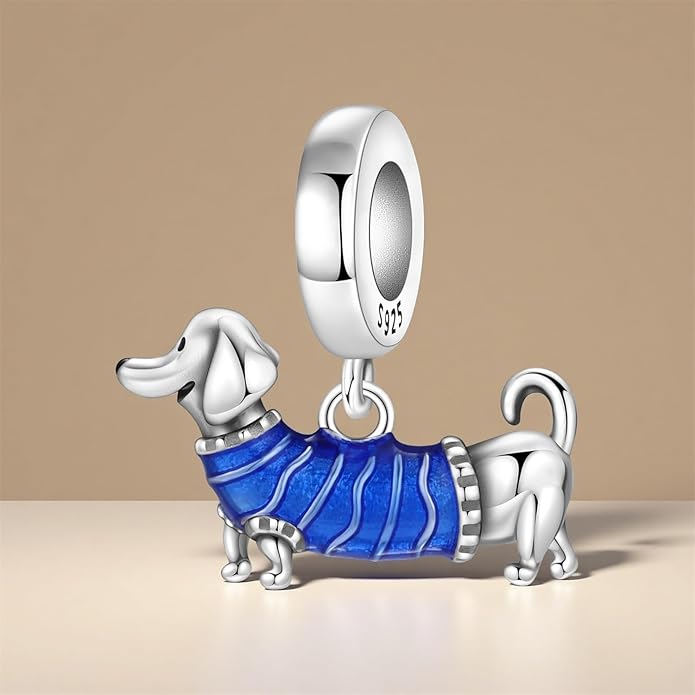 Cute Panda Animal 925 Sterling Silver Charms for Bracelets and Necklace Dangle Pendants Butterfly Elephant Dog Bead Jewelry Present for Women Family Friends