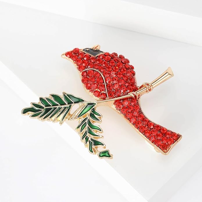 Bird Theme Brooch Pin Cute Bird Animal Brooches Accessories Christmas Birthday Gift for Women