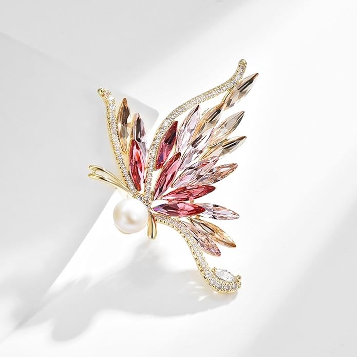 Animal Brooch for Women Girls Rhinestone Animal Brooch Lapel Pin Jewelry Gift for Mom Wife