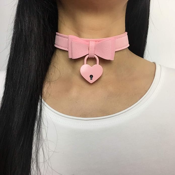 Bell Choker Collar Necklace Lolita Bow Collar Cat Kitty Velvet Necklace