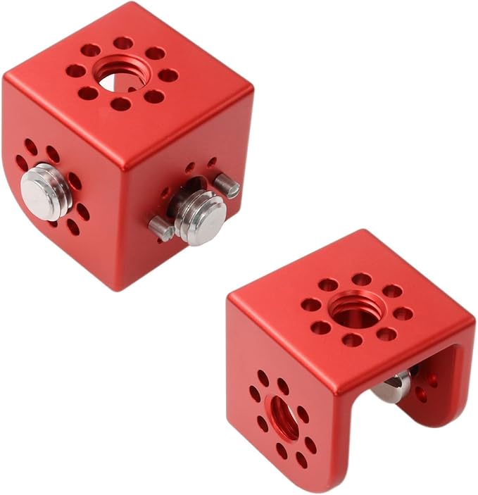 Block 3/8" Thread Bracket Lock Mounting Adapter Right Angle for ARRI Sony RED Camera Lens Motor Teradek Wireless Red