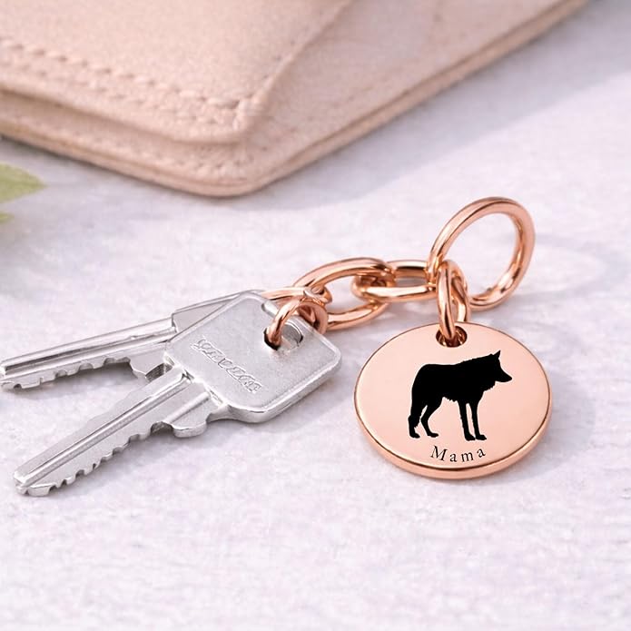 SM Design Mama Animal Charm Set – Set of 4 Stainless Steel Charms – Motherhood & Family Keepsake Jewelry Charmss