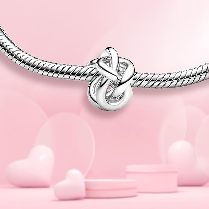 Family Mom Heart Charms 925 Sterling Silver Bead for Bracelets and Necklaces For Women Jewelry Present