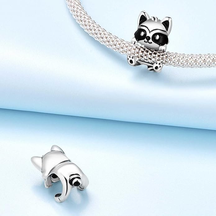Cute Panda Animal 925 Sterling Silver Charms for Bracelets and Necklace Dangle Pendants Butterfly Elephant Dog Bead Jewelry Present for Women Family Friends