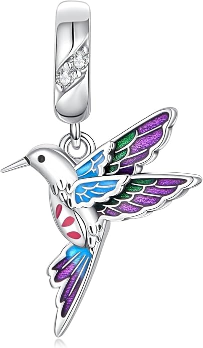 Birthday Fashion Love Heart Dangle Charm 925 Sterling Silver Charms fits Bracelets and Necklace Pendant Bead Charms Jewelry Present for Women Family Friends