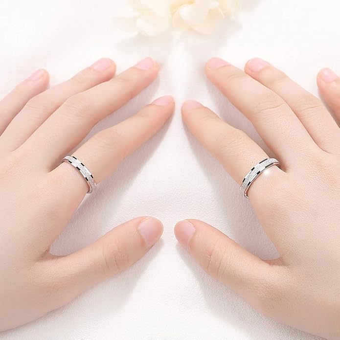 Dankadi Simple Fashion S925 Sterling Silver Ring Smooth Plain Dome Comfort Solid Silver Wedding Ring For Men & Women 3.5 mm 3-13# 24k Real Gold Plated Jewelry