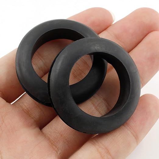 12 Pcs Rubber Grommets, 1-1/5" Inside Diameter 1-1/3" Drill Hole Rubber Wire Grommets O Ring Grommets for Wire, Firewall, Cables, Plugs, Automotive